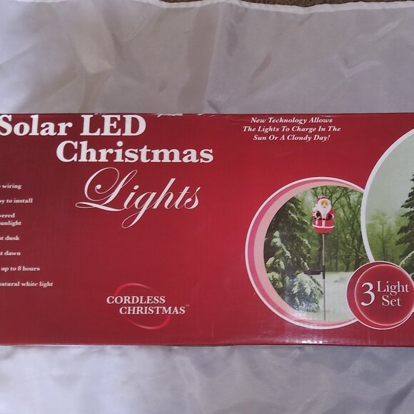 Westinghouse Santa Claus Solar Powered Led Lights 3 Piece Set - Picture 2 of 15